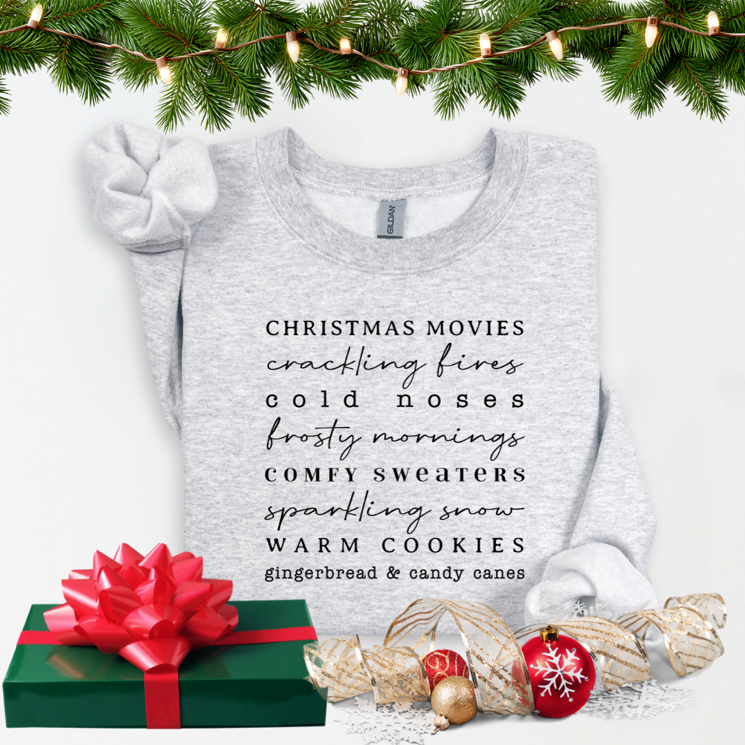 Christmas Words sweatshirt