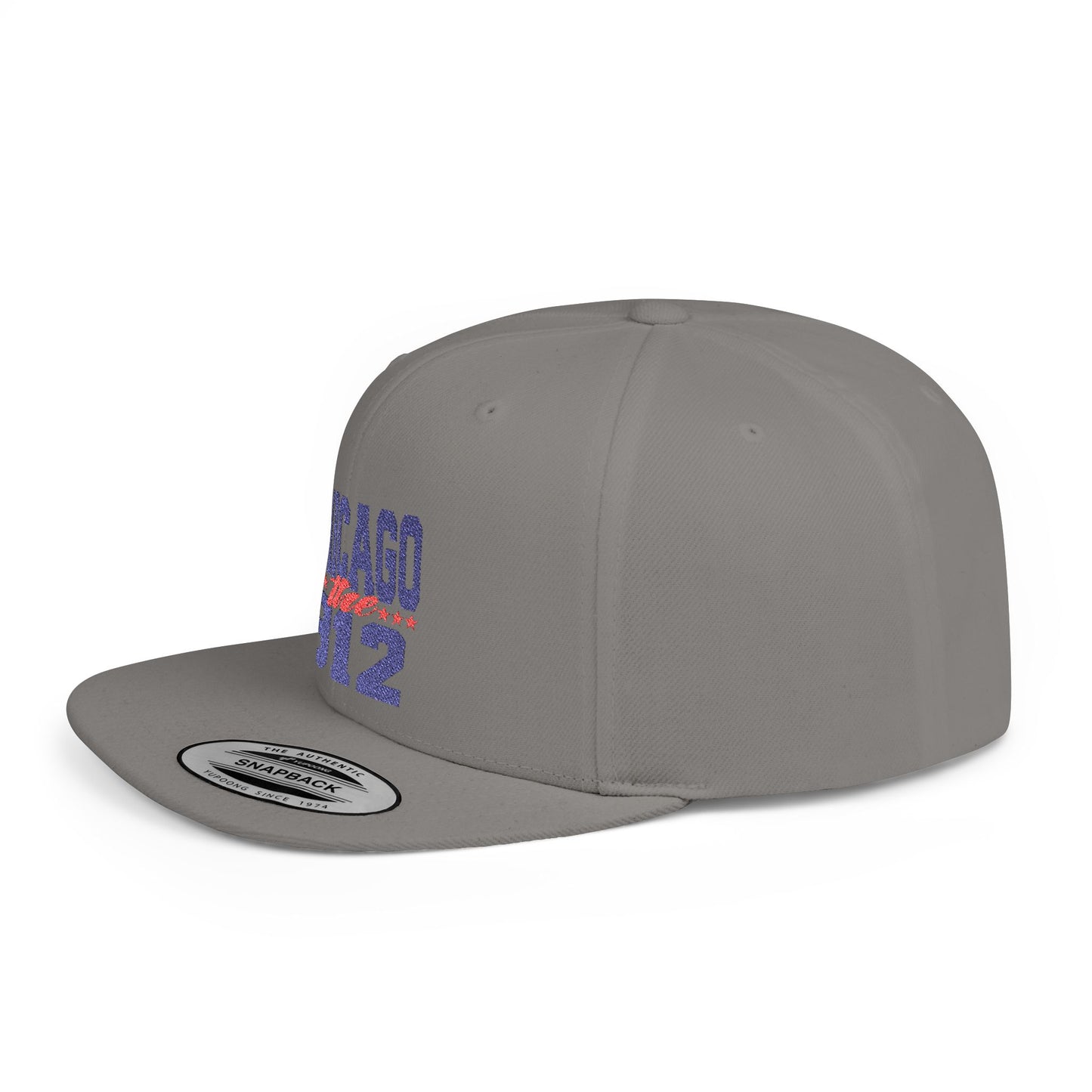 Stylish Chicago 312 Flat Bill Snapback Cap