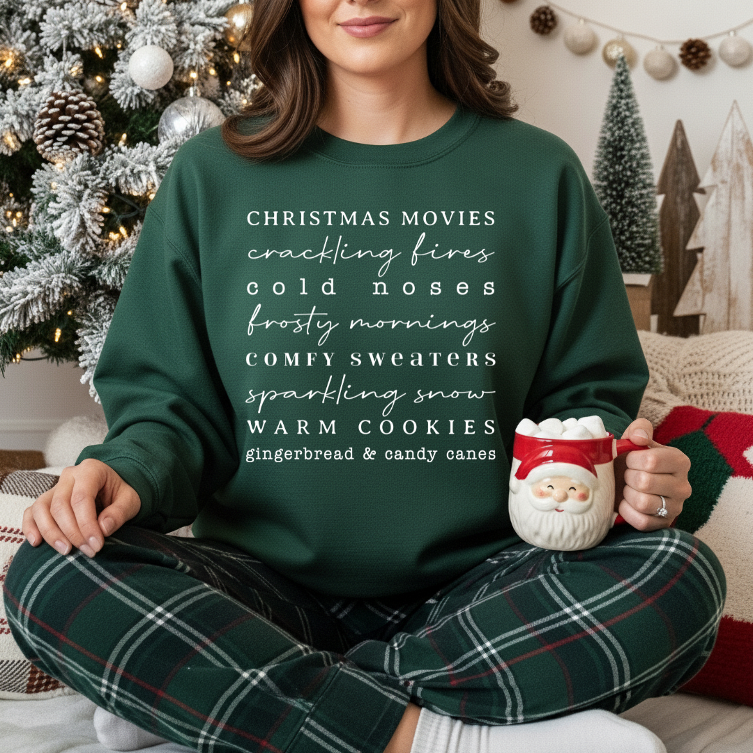 Christmas Words sweatshirt