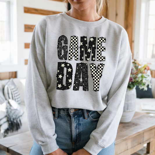 Checkered Game Day Sweatshirt