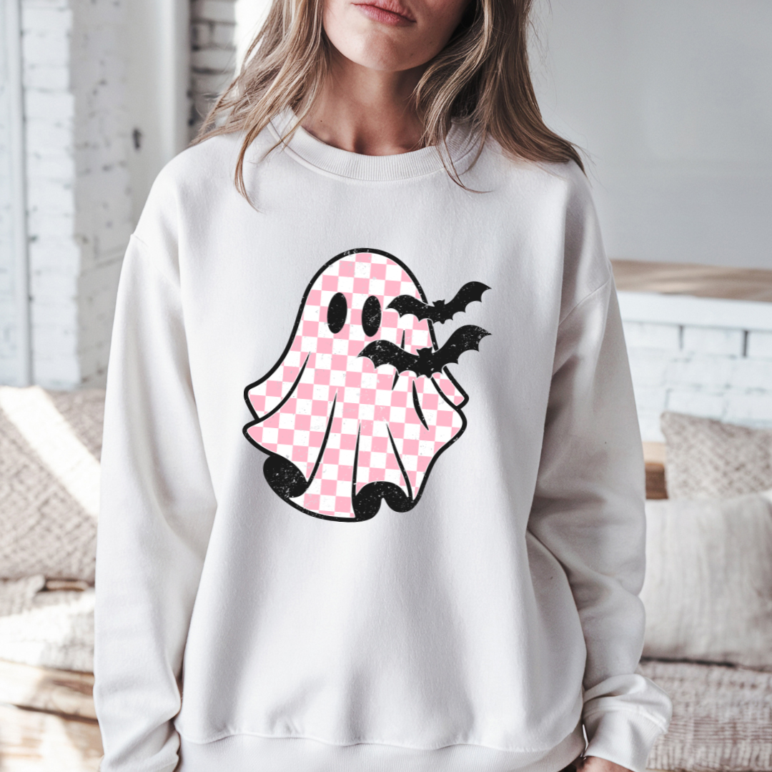 Checkered Ghost Sweatshirt