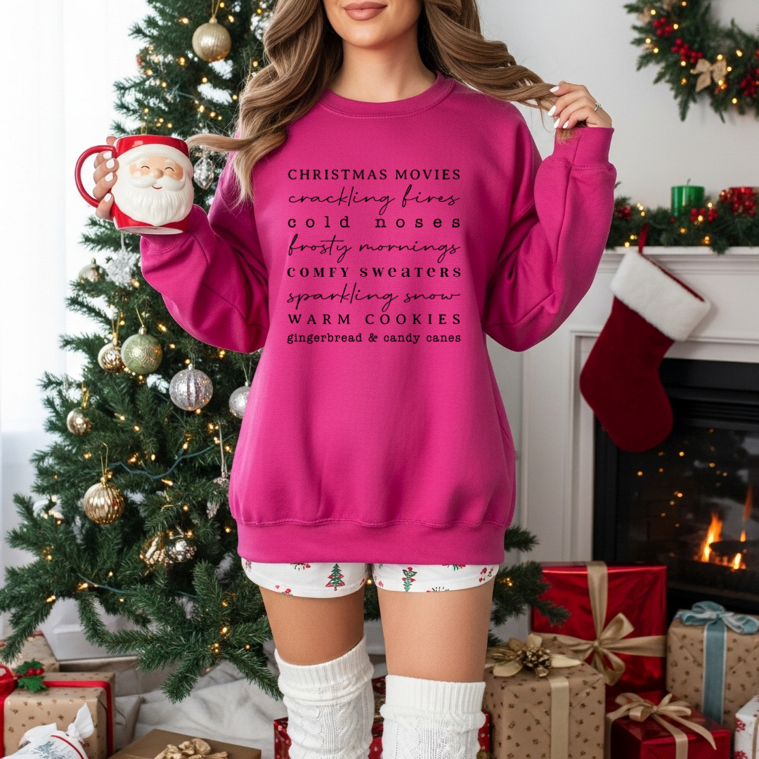 Christmas Words sweatshirt