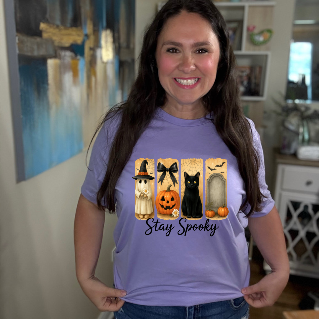 BrushStroke Stay Spooky Tee
