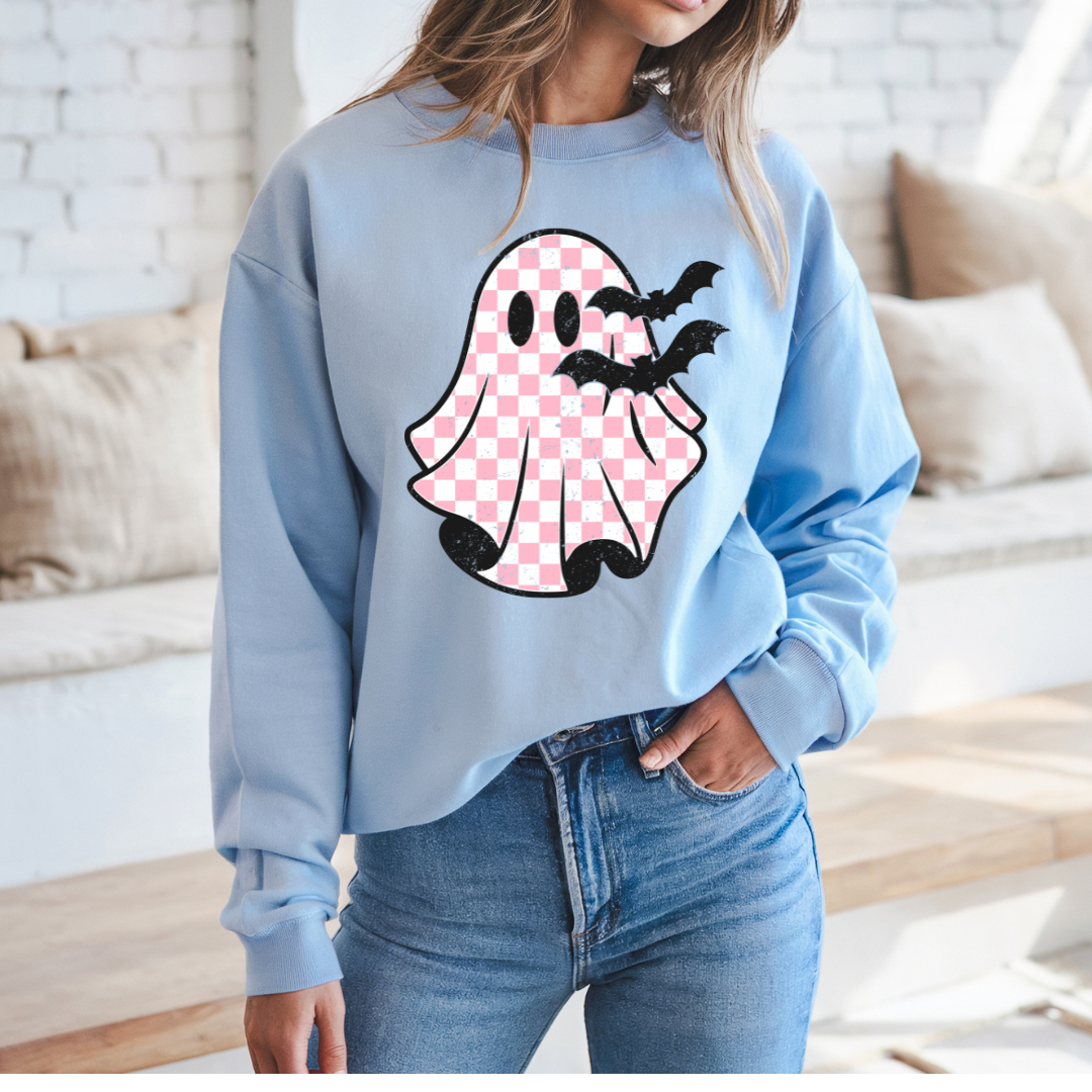 Checkered Ghost Sweatshirt