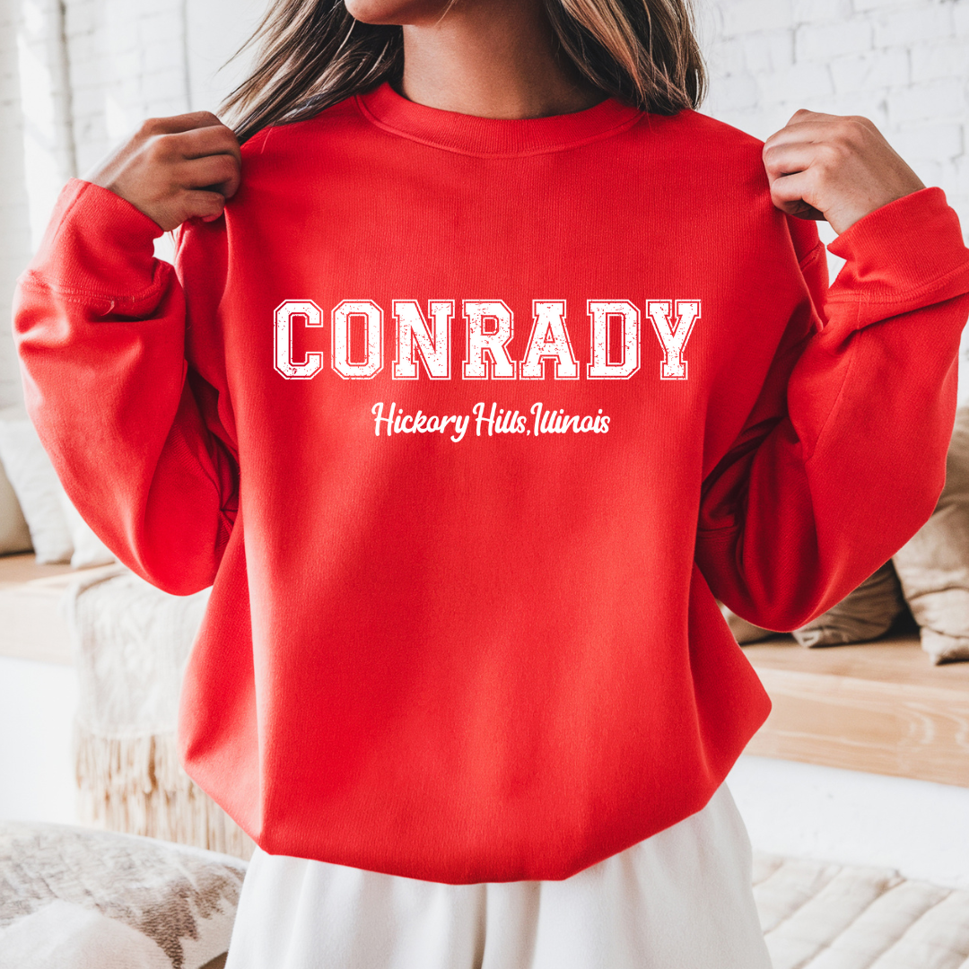 Conrady Hickory HIlls Bold White Sweatshirt