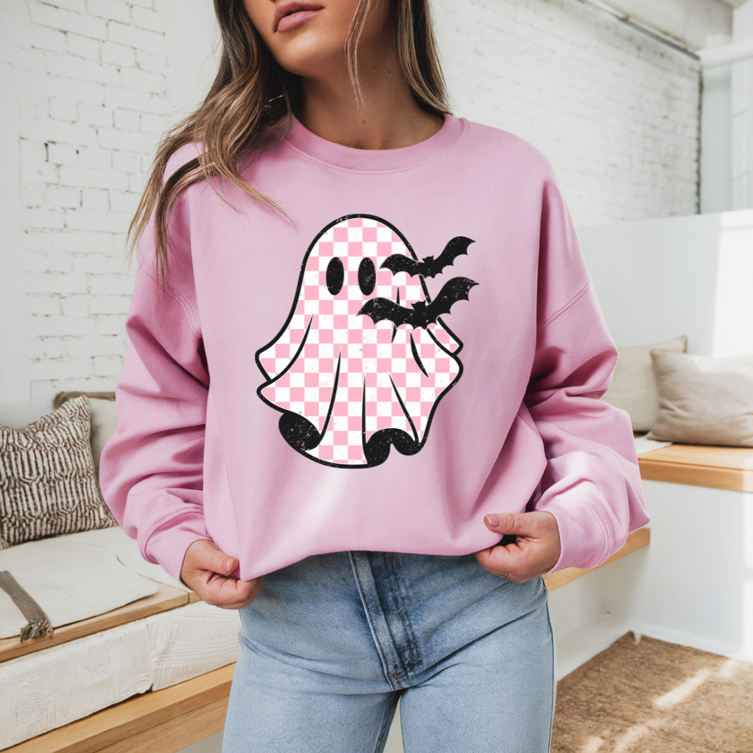 Checkered Ghost Sweatshirt