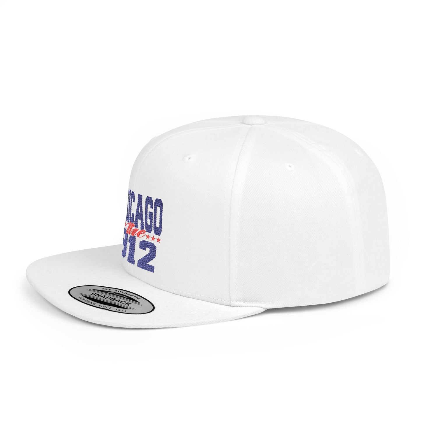 Stylish Chicago 312 Flat Bill Snapback Cap