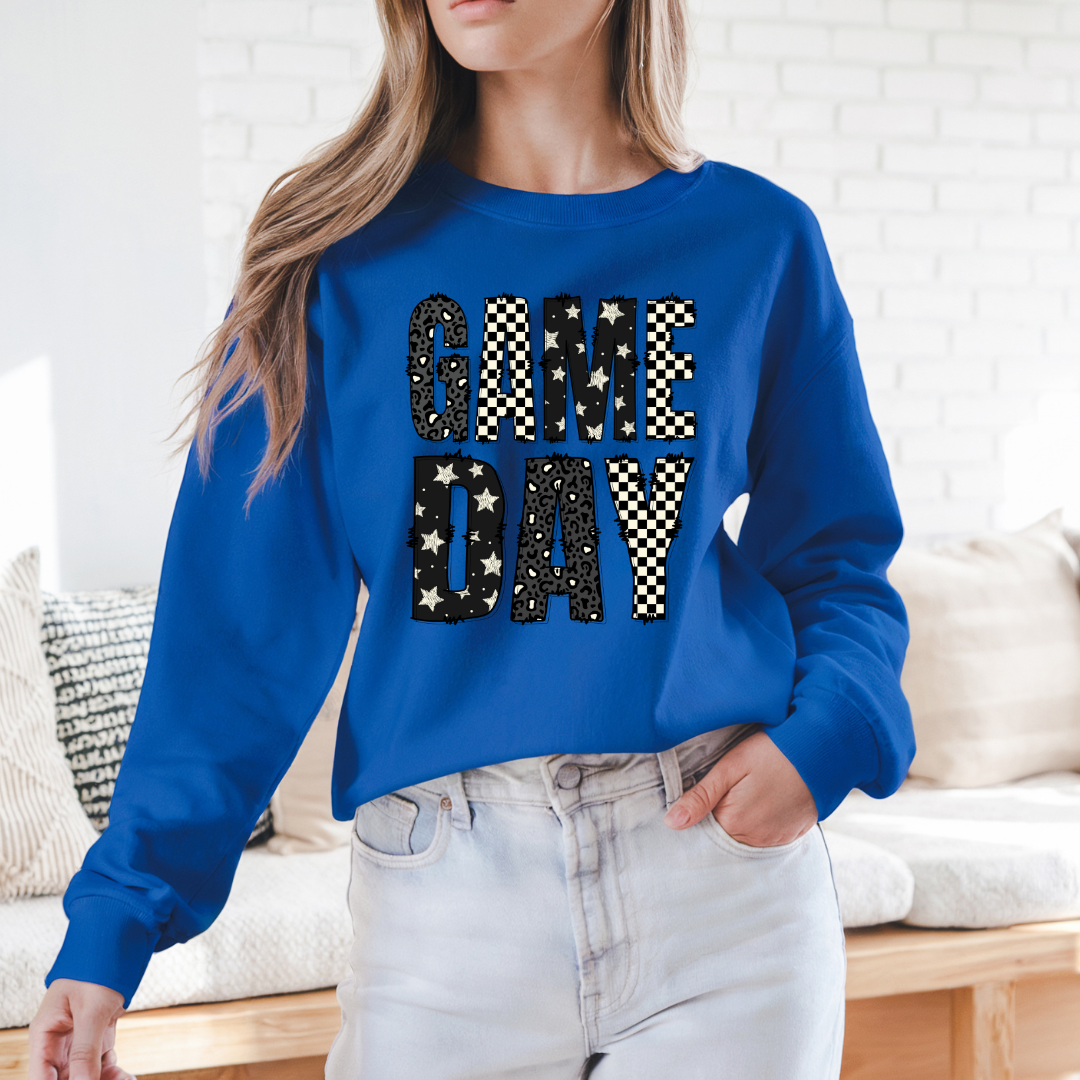 Checkered Game Day Sweatshirt