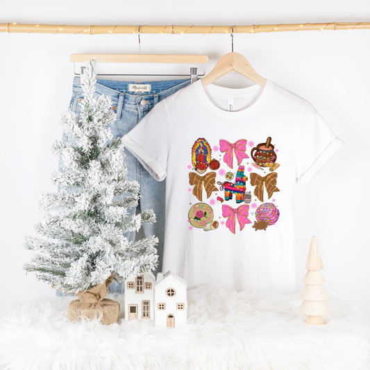 Coquette Latina Christmas T-Shirt