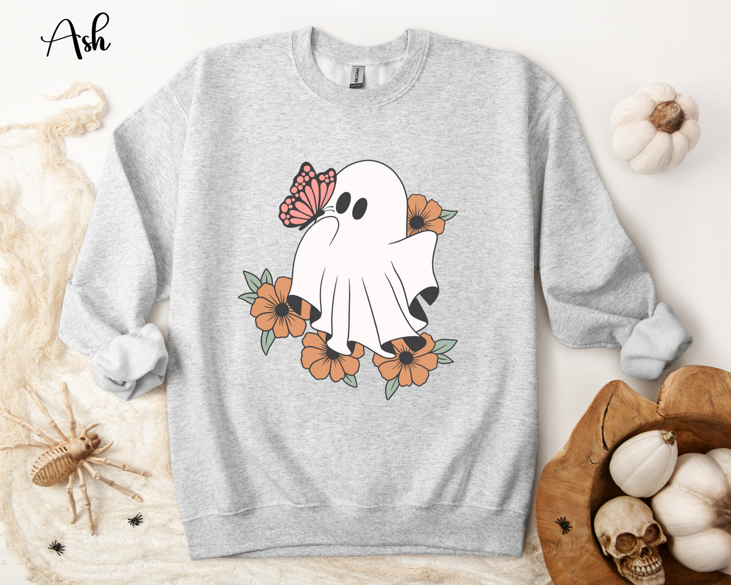 Floral Ghost Sweatshirt