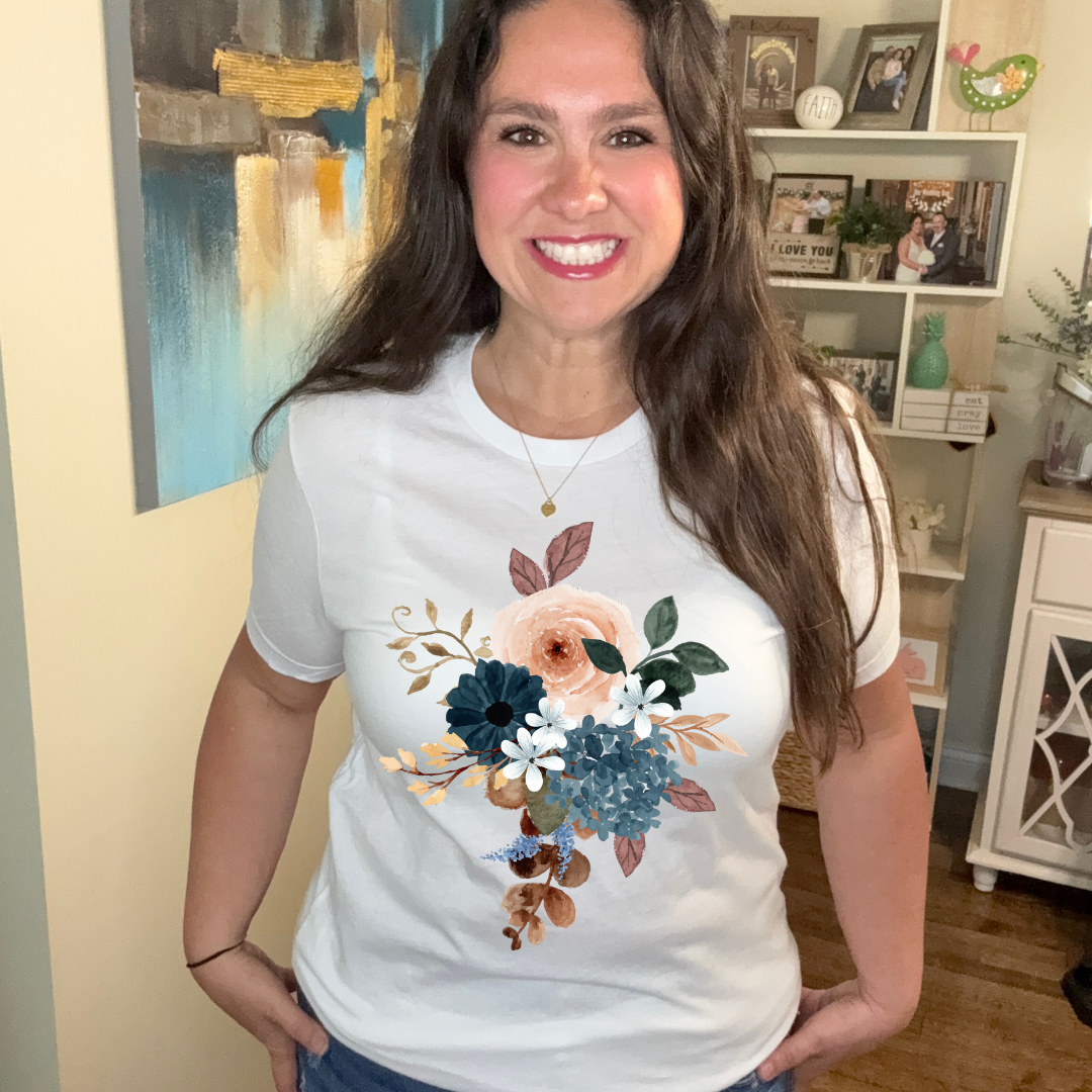 Fall Floral Tee