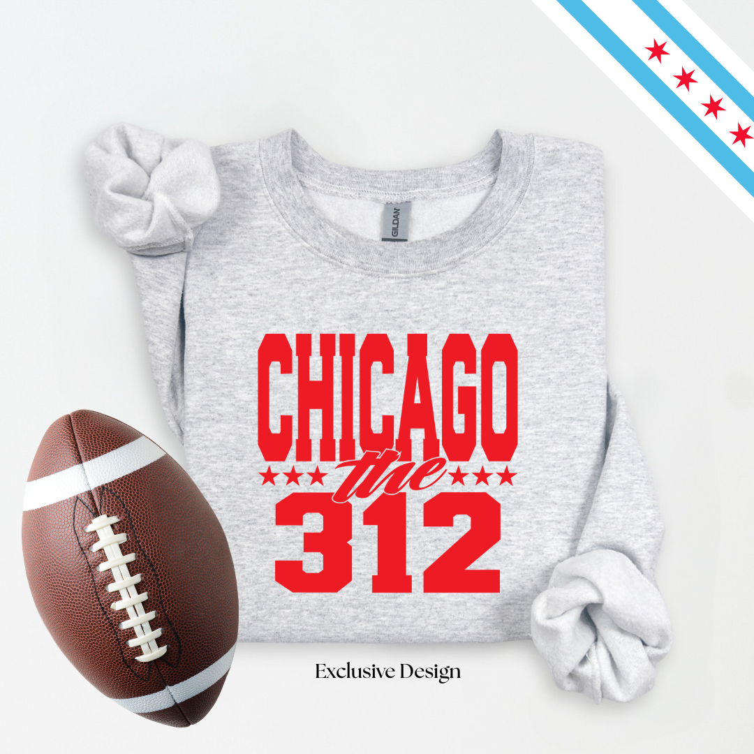 Chicago Bold Red Sweatshirt