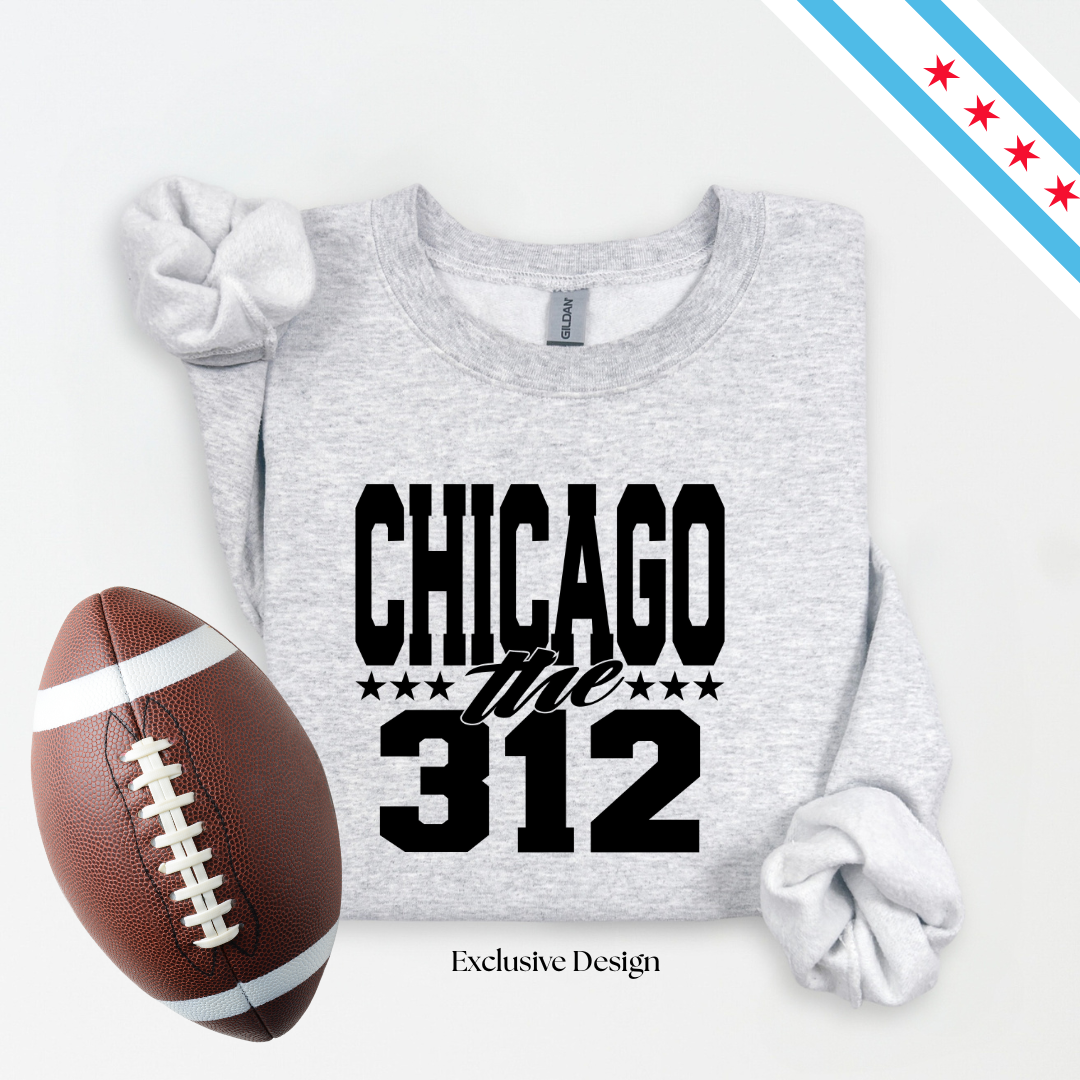 Chicago Bold Blk Sweatshirt
