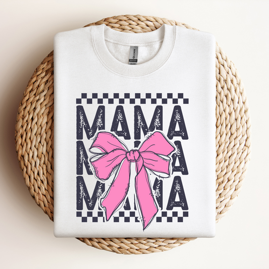 MAMA Checkered| Sweatshirt & Tee