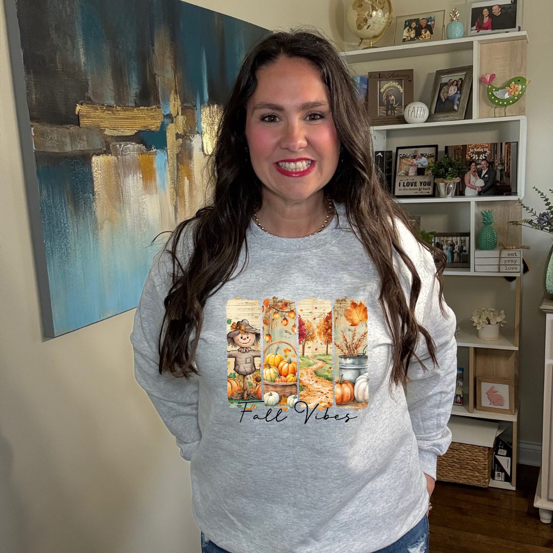 Fall Vibes Airbrush Sweatshirt