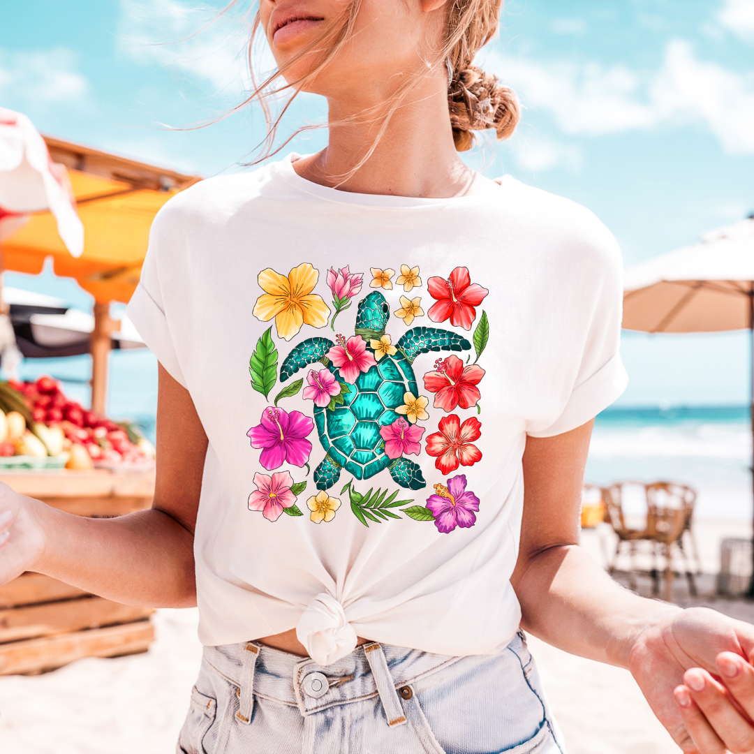 Hawaiian Turtle T Shirt