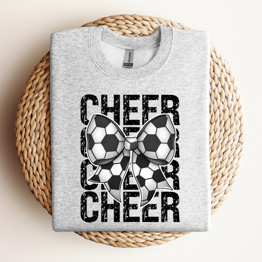 Cheer Soccer Bows | Sweatshirt