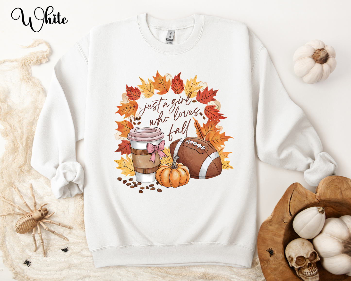 Just a Girl Who Loves Fall Sweatshirt