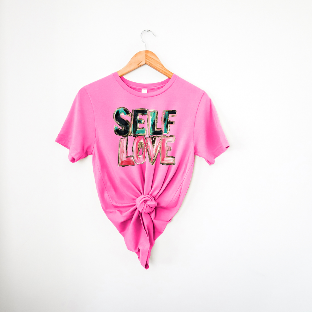 Self Love Air Brush Look T Shirt or Sweater
