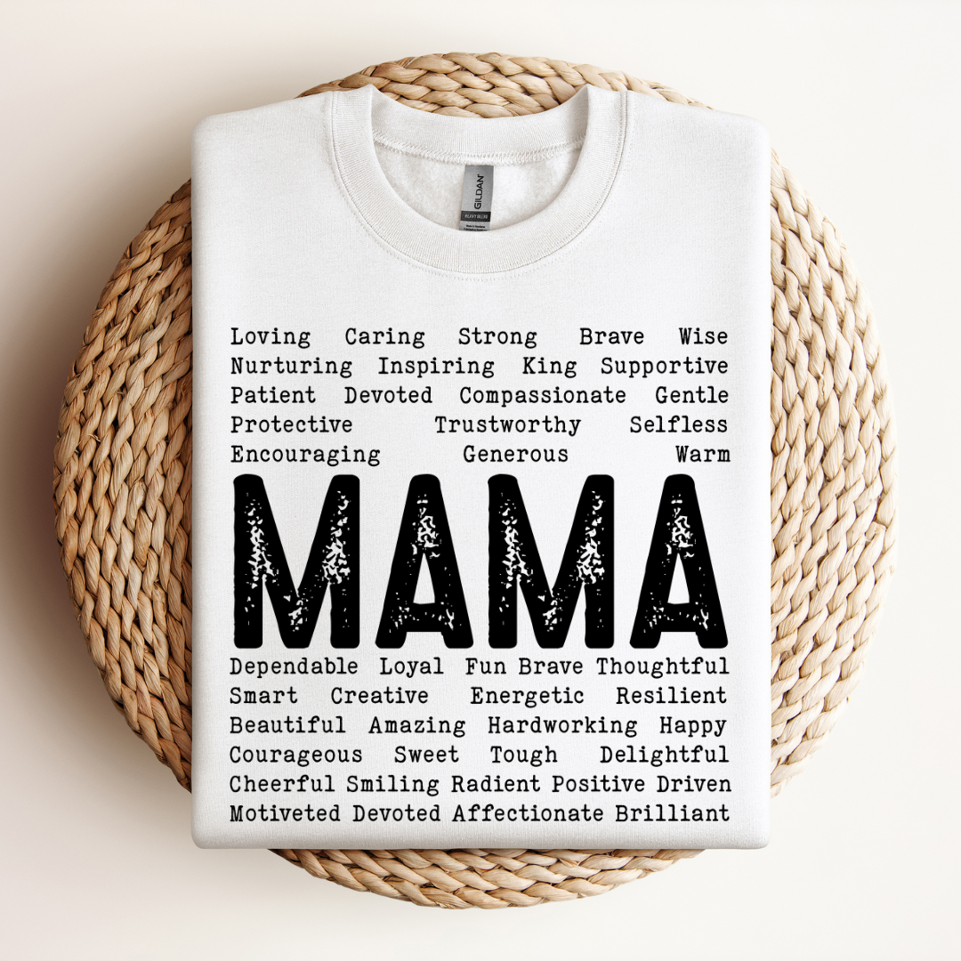MAMA Words| Sweatshirt & Tee