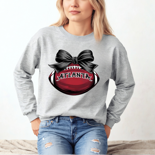 Atlanta Football Bow Sweatshirt