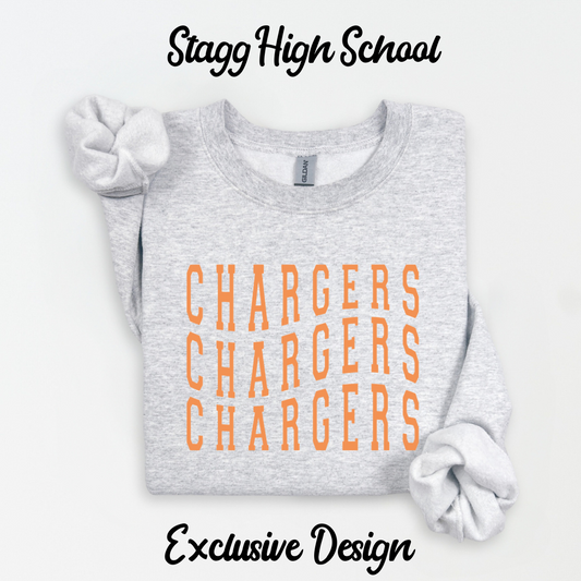 Triple Stagg Chargers Sweatshirt