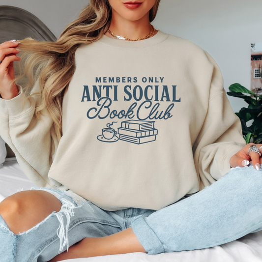 Members Only AntiSocial Book Club Sweatshirt