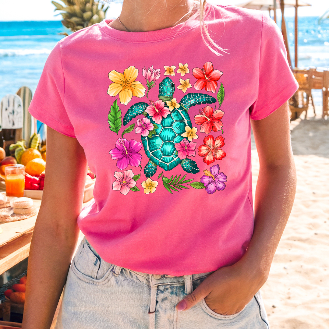 Hawaiian Turtle T Shirt