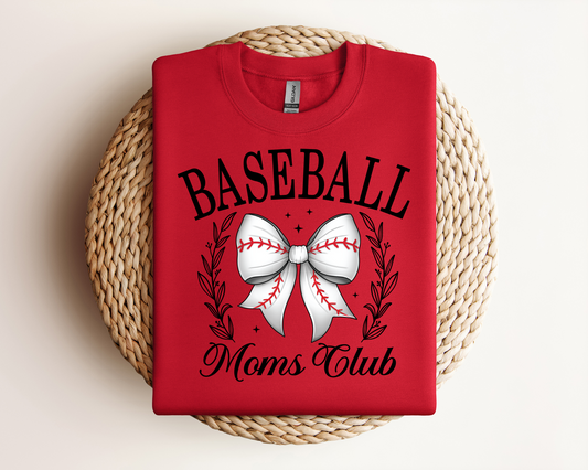 Baseball Mom's Club | Sweatshirt or T-Shirt