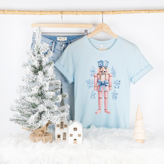 Pink Blue Nutcracker Tee