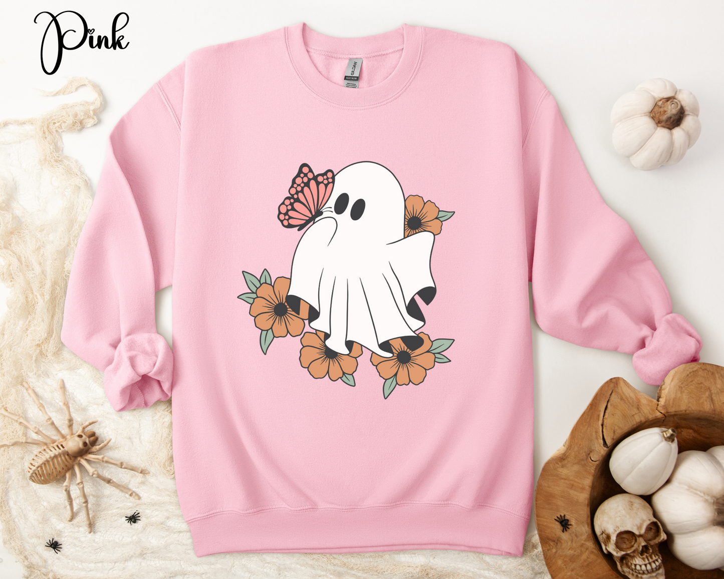 Floral Ghost Sweatshirt