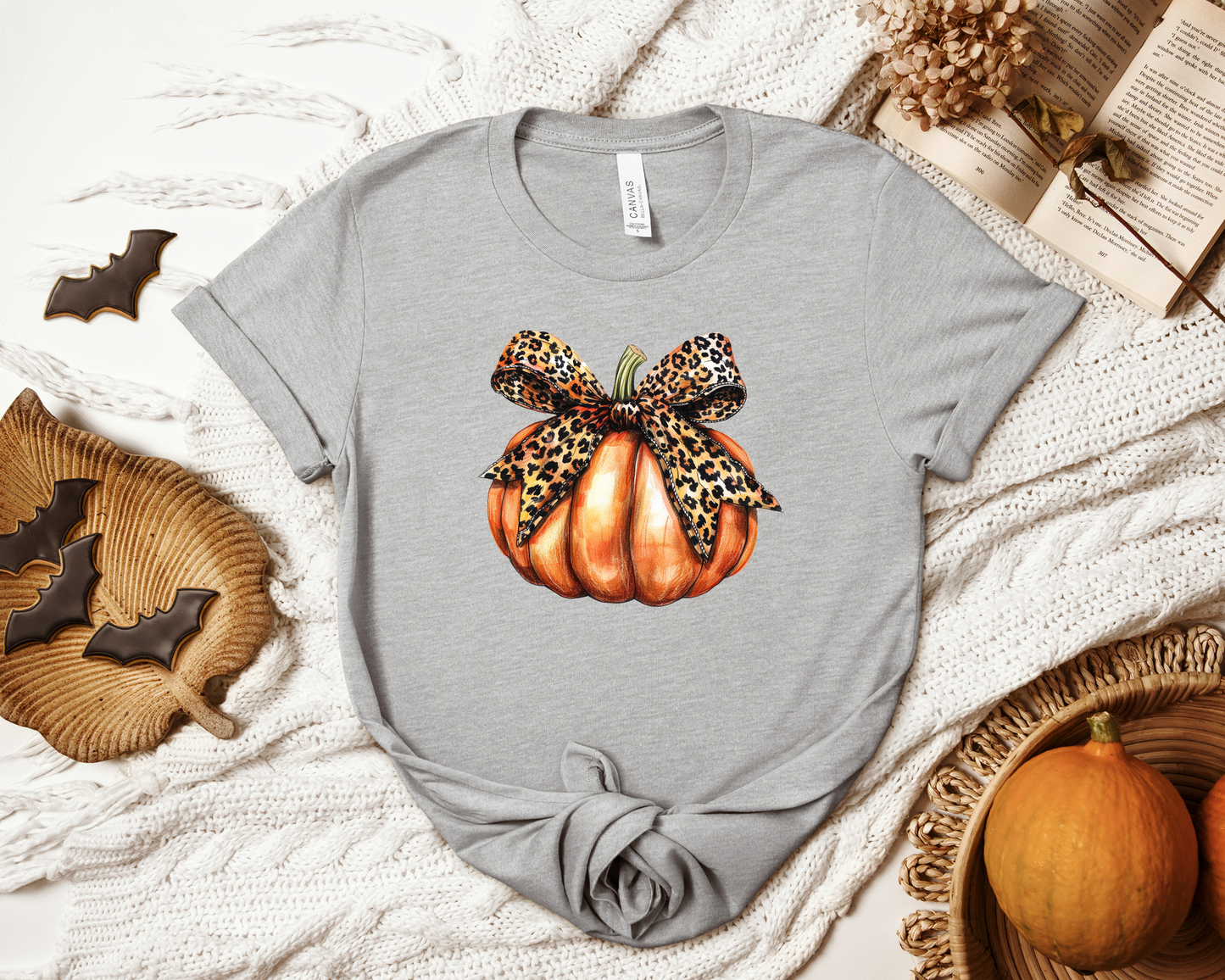 Leopard Pumpkin Tee