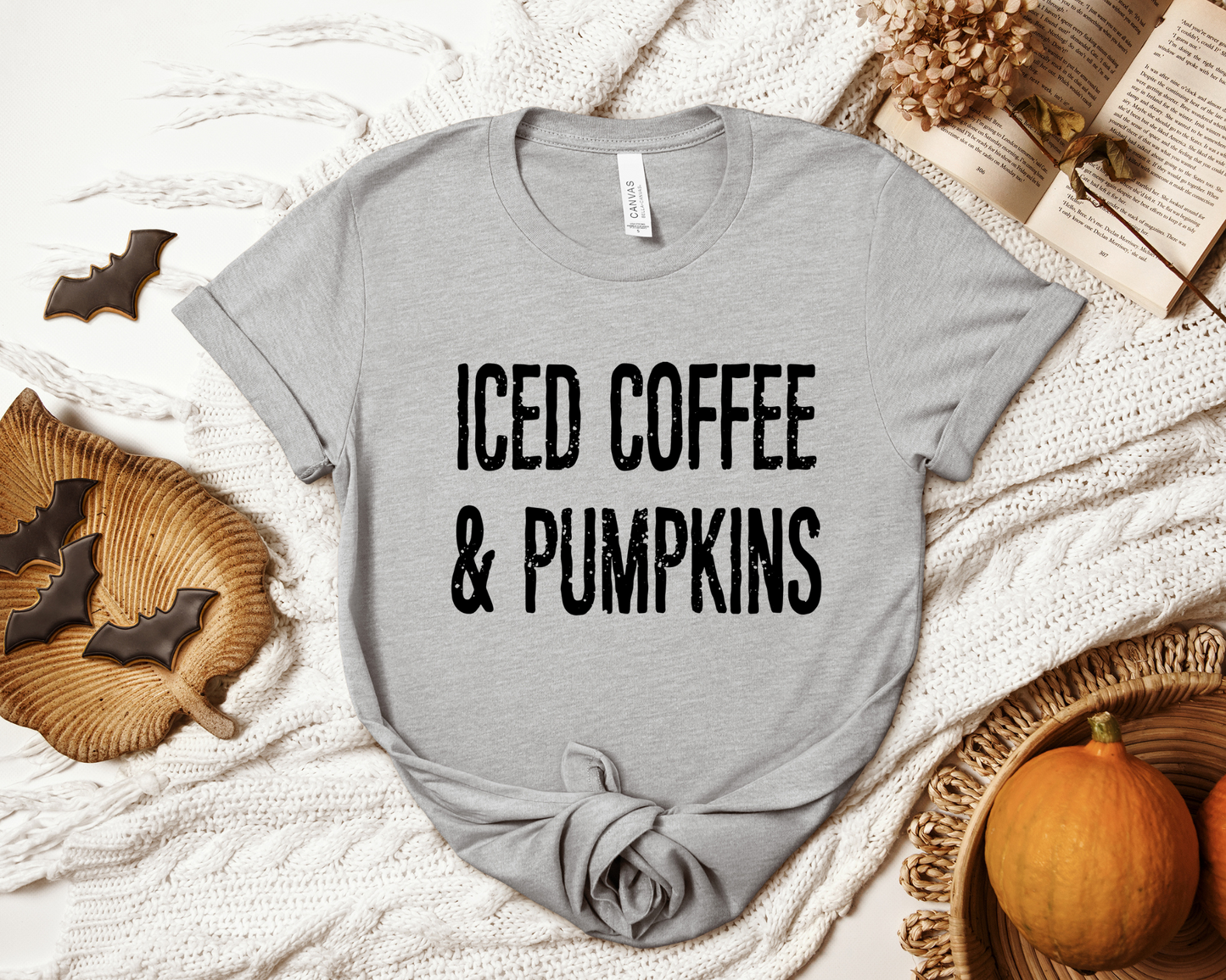 Iced Coffee & Pumpkins Tee