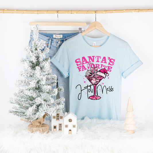 Santas Favorite Hot mess T-Shirt