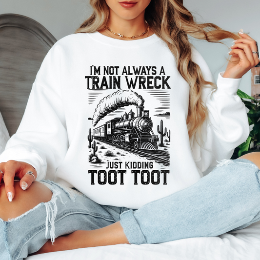 Train Wreck Sweatshirt