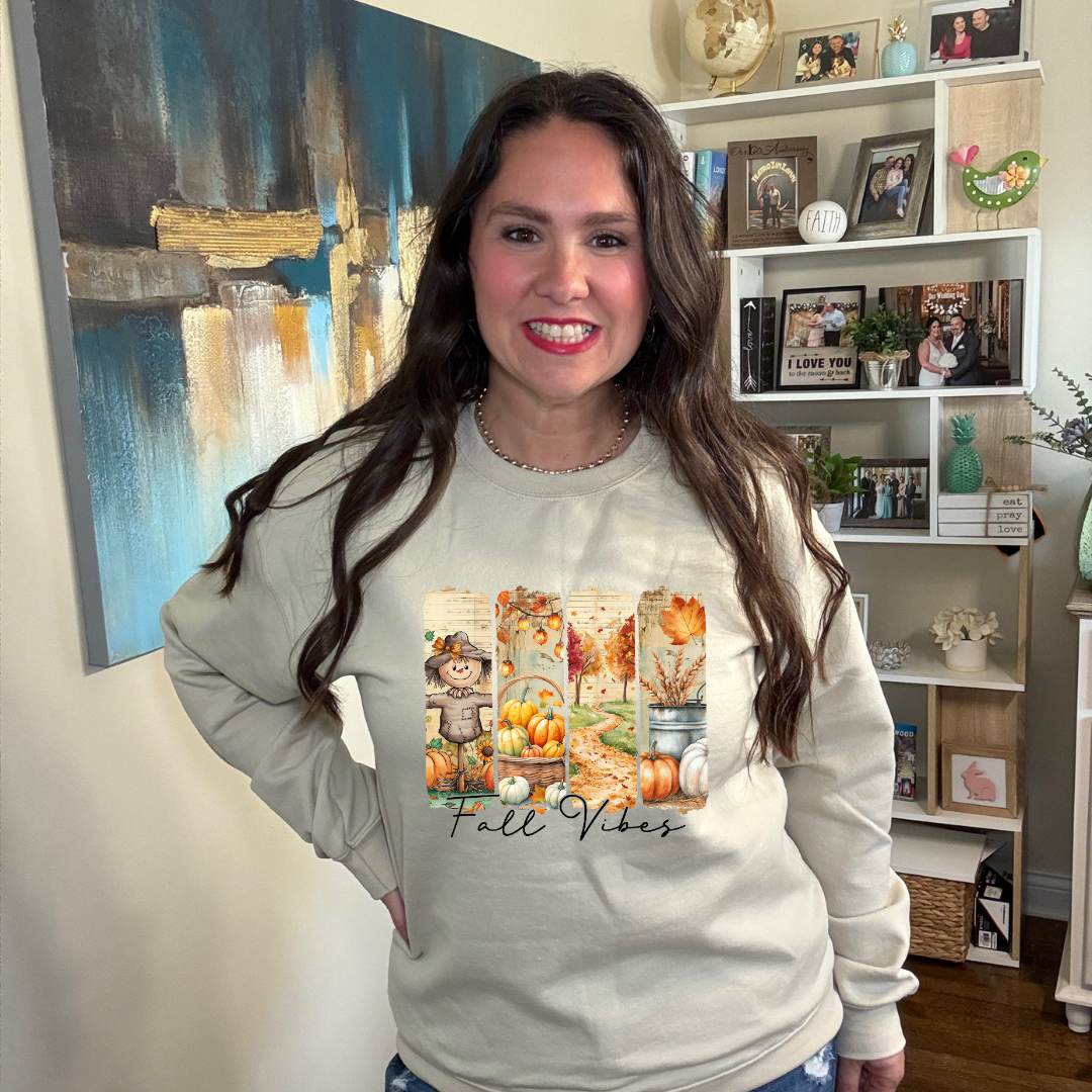 Fall Vibes Airbrush Sweatshirt