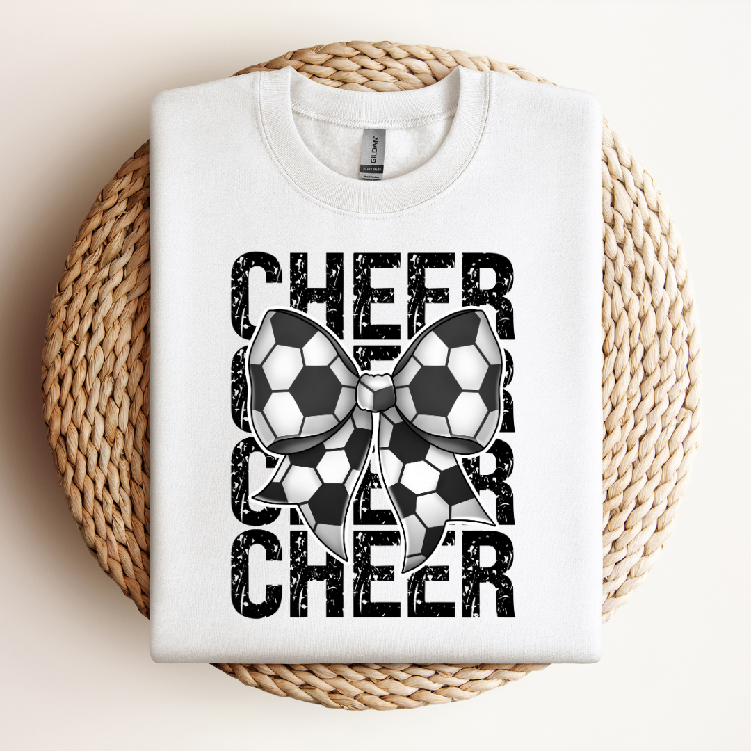 Cheer Soccer Bows | Sweatshirt