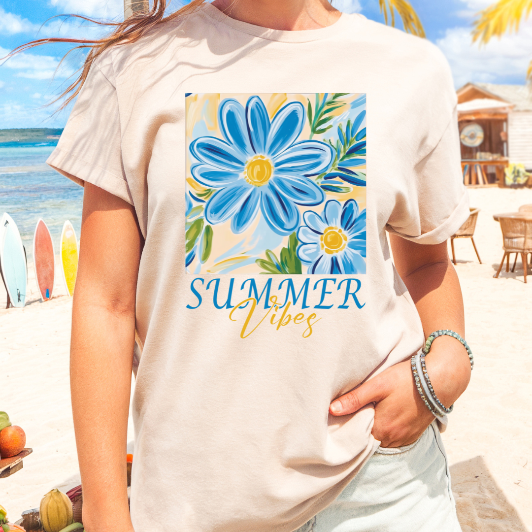 Floral Summer Vibes T Shirt