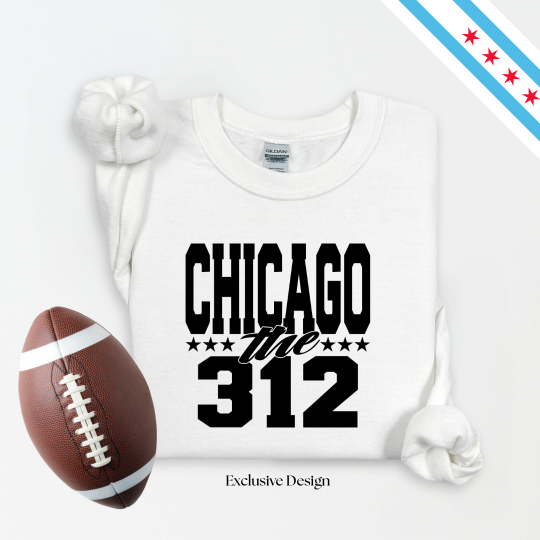 Chicago Bold Blk Sweatshirt