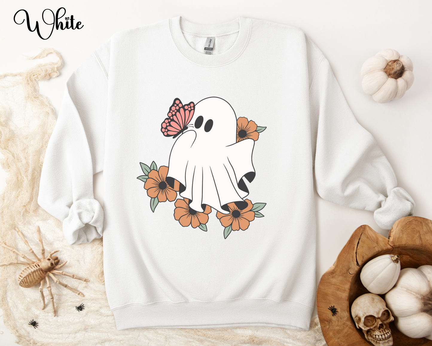 Floral Ghost Sweatshirt