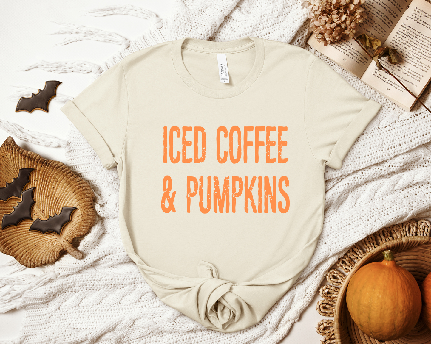 Iced Coffee & Pumpkins Tee