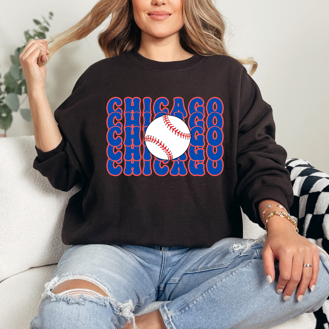Chicago Triple Baseball| Sweatshirt
