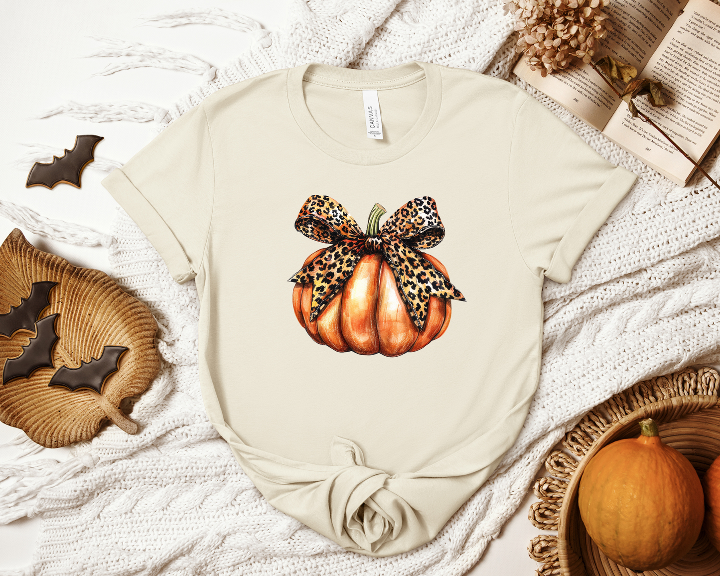 Leopard Pumpkin Tee
