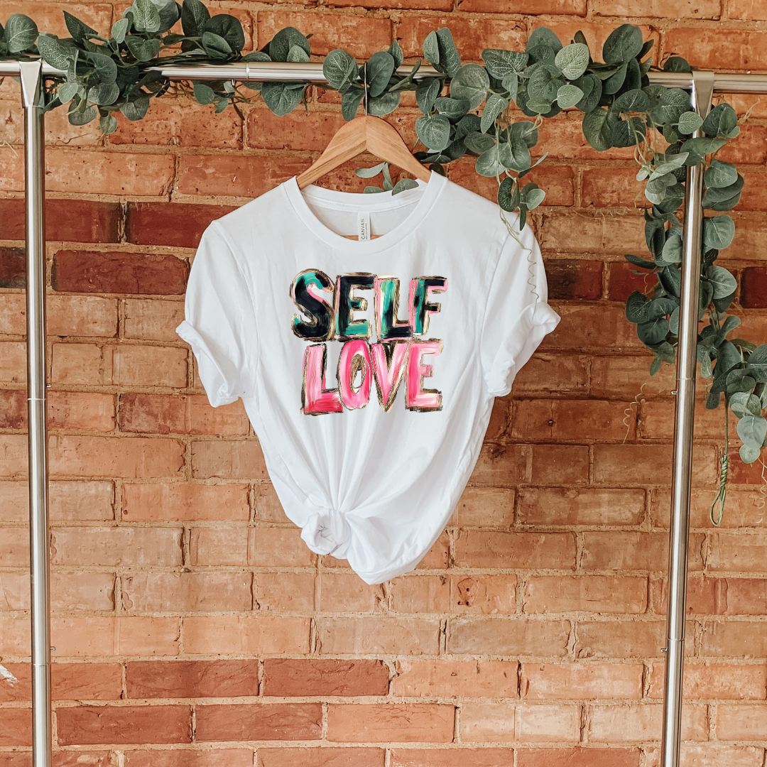 Self Love Air Brush Look T Shirt or Sweater