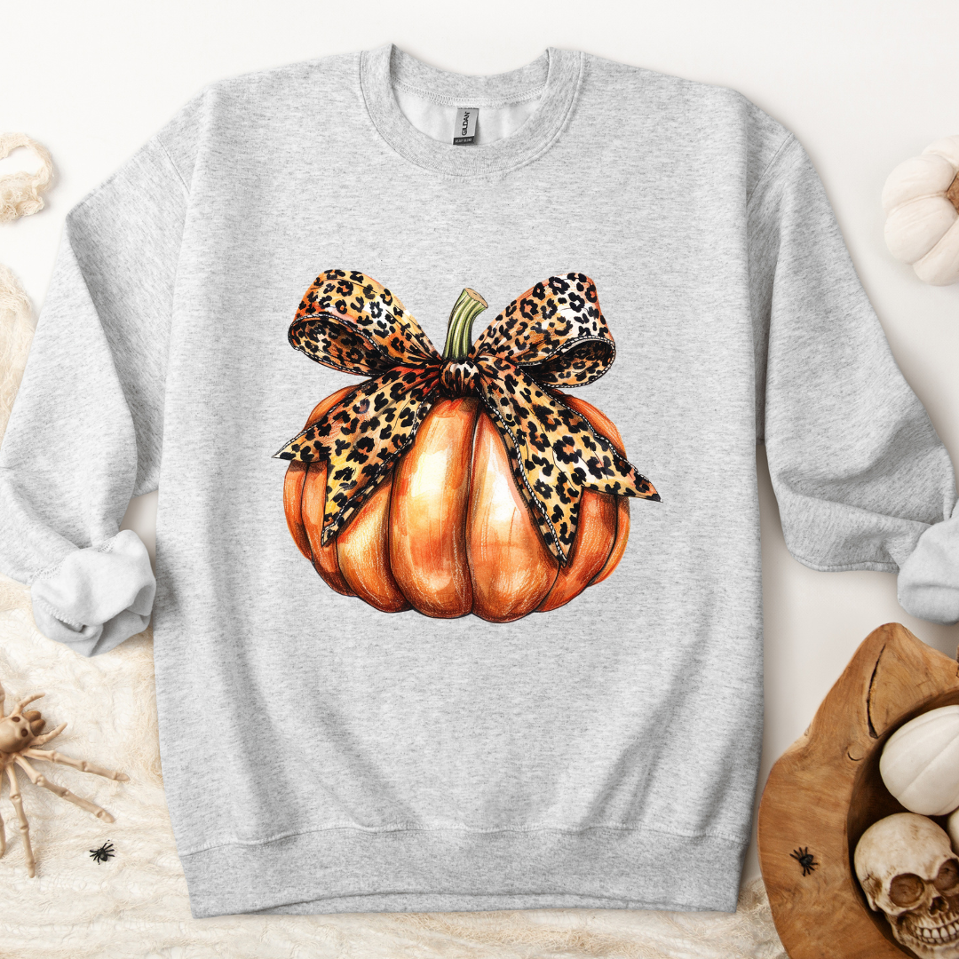 Leopard Pumpkin Sweatshirt