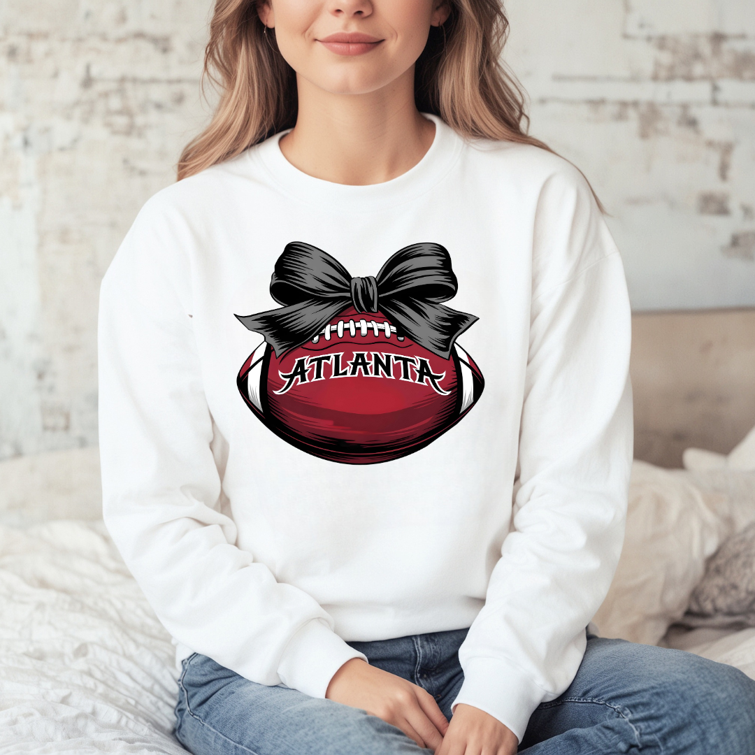 Atlanta Football Bow Sweatshirt