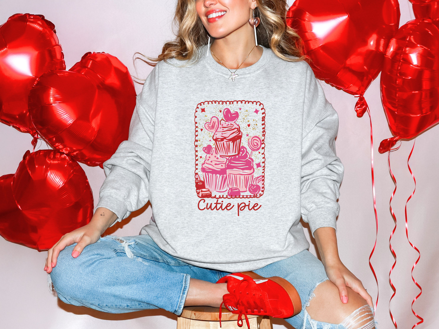 Valentines Day Cutie Pie Sweatshirt