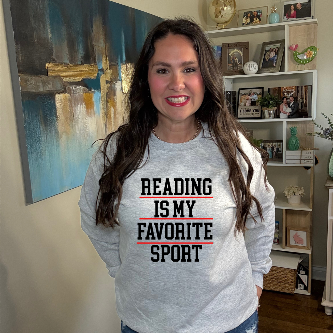 Reading is My Favorite Sport Sweatshirt