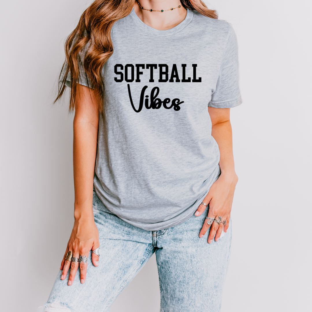 SoftBall Vibes T Shirt