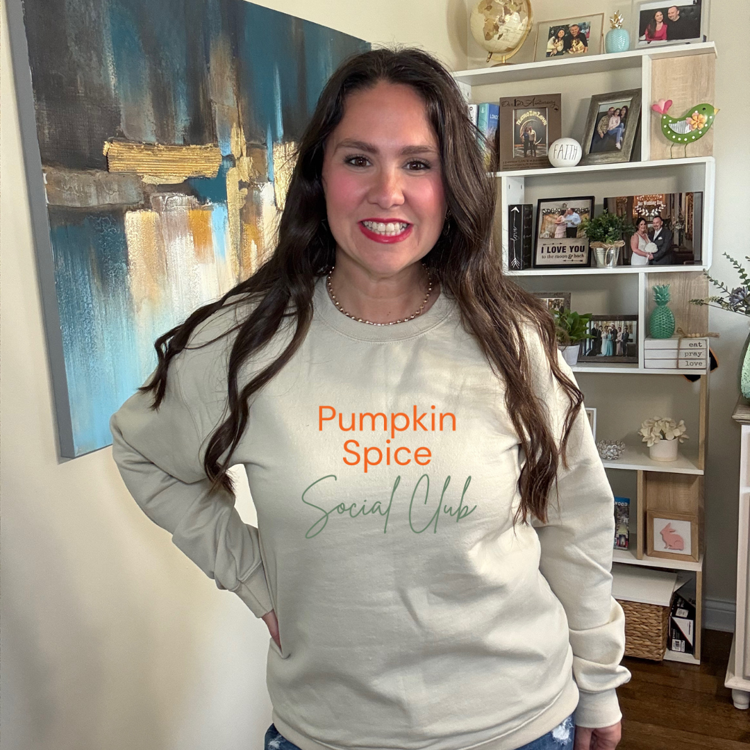Pumpkin Spice Social Club Sweatshirt